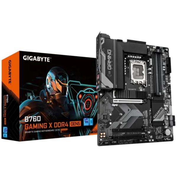 GIGABYTE MB Sc LGA1700 B760 GAMING X D4 GEN5,  Intel B760,  1xHDMI,  1xDP,  4xDDR4,  ATX