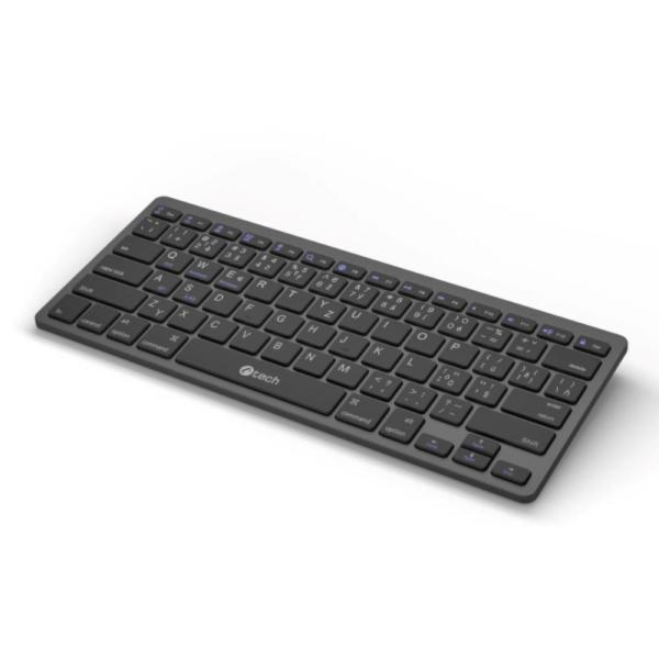 Klávesnica C-TECH KB-120S Dual mode, bezdrôtová, 