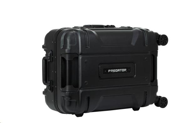 ACER Cestovní kufr Predator Robust Luggage 22", polykarbonát, 54l, TSA kombinační zámek, 2 kapsy, černá2