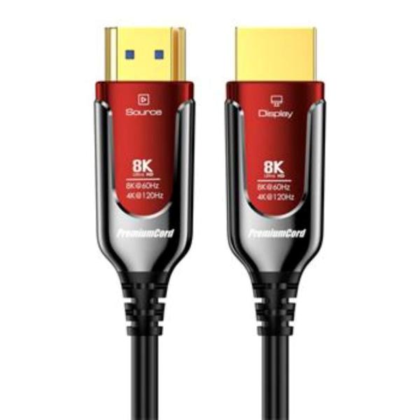 PremiumCord Ultra High Speed ??HDMI 2.1, optický, 15m