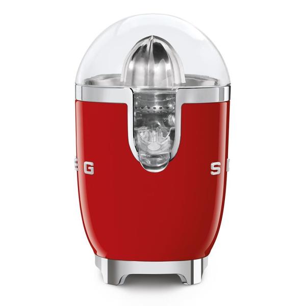 Smeg CJF11RDEU citrusový odšťavňovač,  70 W,  manuální tlak,  univerzální kužel z nerezové oceli,  červený1