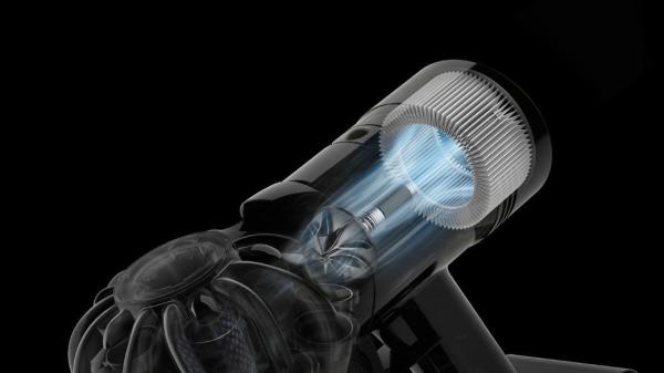 Dyson Car+Boat ruční vysavač,  šedá/ fialová,  výdrž až 50 min,  2 Tier Radial,  sací výkon 115 aW,  plně utěsněná filtrace4