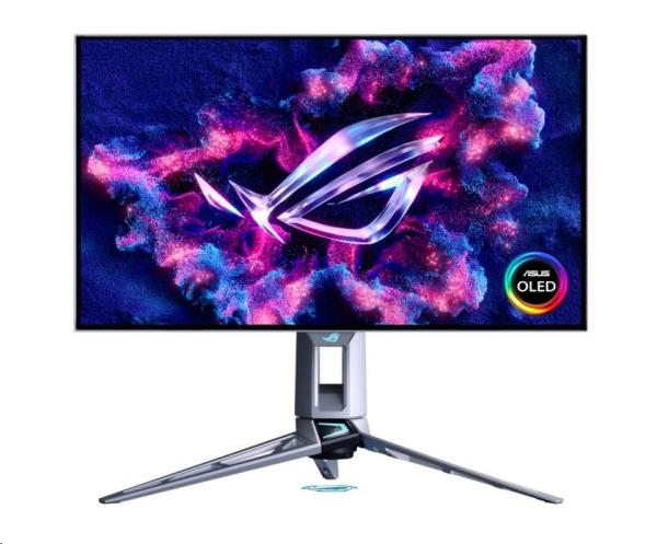ASUS LCD 27" ROG Swift OLED PG27AQWP-W Gaming monitor,  2560x1440,  Flat,  G-Sync,  2K 520Hz/ HD 720Hz,  0, 02ms,  HDMI,  DP,  VES