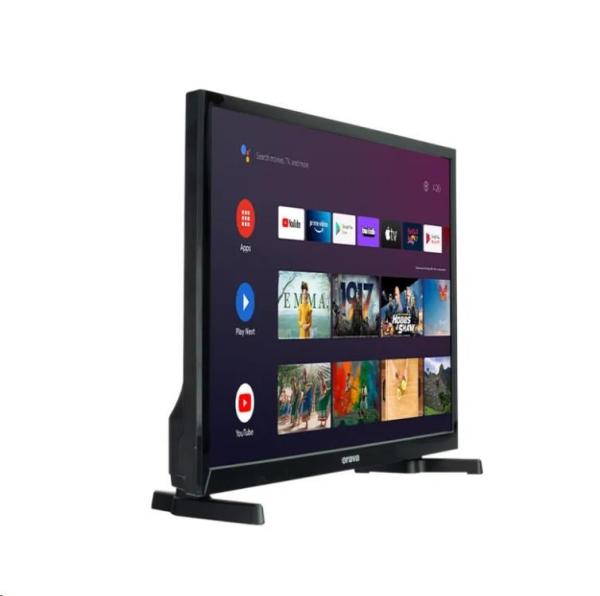 Orava 24" TV LT-ANDR24 B01,  HD Ready,  LED,  Android Smart TV,  WiFi,  HDR,  tuner DVB-T2/ C/ S2,  Android 113
