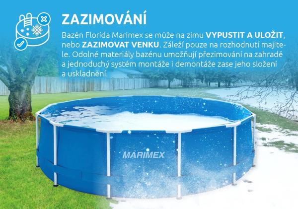 Marimex Florida Premium bazén 2, 15x4, 00x1, 22 m bez příslušenství - motiv RATAN3