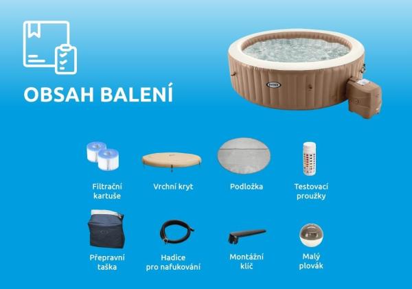 Intex Pure Spa Bubble HWS 8 NP vířivý bazén5