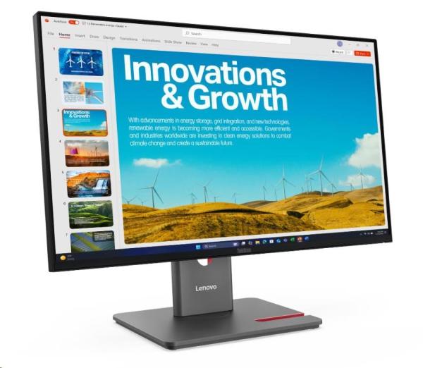 Lenovo ThinkVision/ P24QD-40/ 23, 8"/ IPS/ QHD/ 120Hz/ 4ms/ Čierna/ 3R