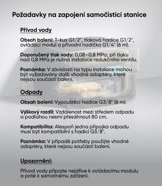 Narwal Flow2 compact station - AI robotický vysavač s pásovým mopem a samočistící stanicí s napojením na odpad12