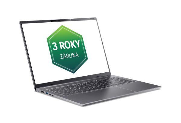 Acer Aspire 16 AI/ A16-I71M-75KD/ U7-355/ 16"/ WUXGA/ 16GB/ 512GB/ Intel int/ W11H/ Gray/ 2R