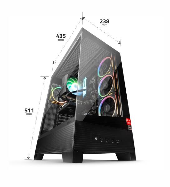 LYNX Challenger Ryzen 7 9700X 32GB 1TB SSD NVMe RTX 5070 12G W11 Home7