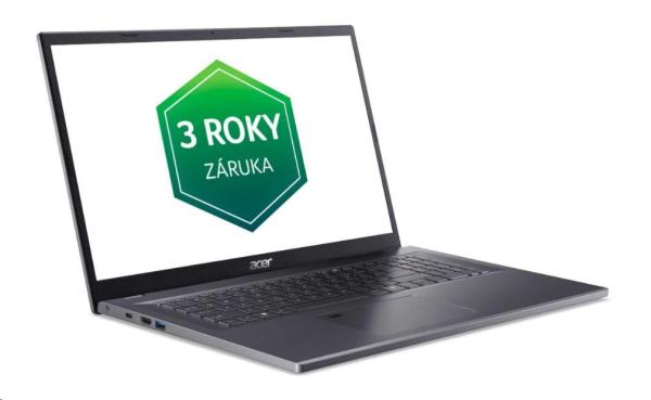 Acer Aspire 17/ A17-51M-74NA/ 7-150U/ 17, 3"/ FHD/ 16GB/ 512GB/ Intel int/ W11H/ Gray/ 2R