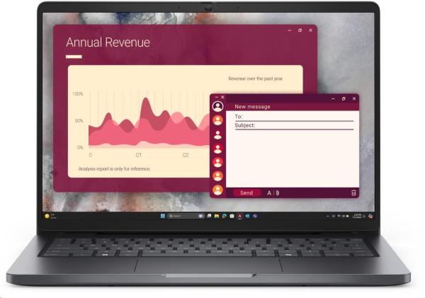 Dell Pro 14/ PC14255/ R5-220/ 14"/ WUXGA/ 8GB/ 256GB/ AMD int/ W11P/ Gray/ 3R NBD