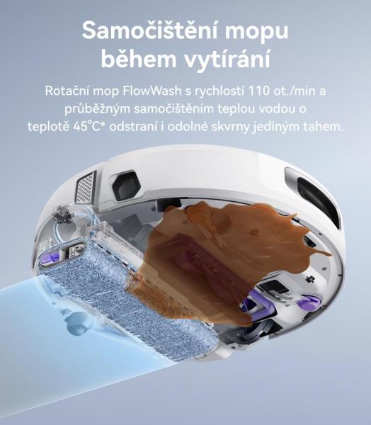 BAZAR - Narwal Flow compact station - AI robotický vysavač s pásovým mopem a samočistící stanicí s napojením na odpad -4