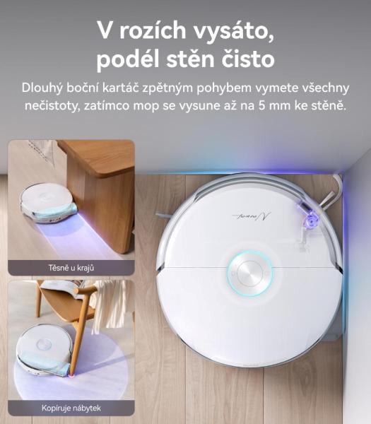 BAZAR - Narwal Flow compact station - AI robotický vysavač s pásovým mopem a samočistící stanicí s napojením na odpad -6