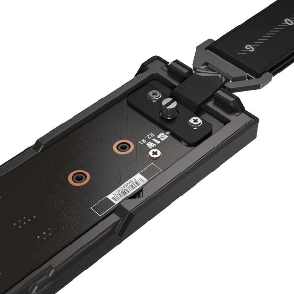 ASUS Externí box pro SSD M.2 ROG STRIX AIOLOS,  USB 3.2 Gen 2x2,  ARGB,  černá5