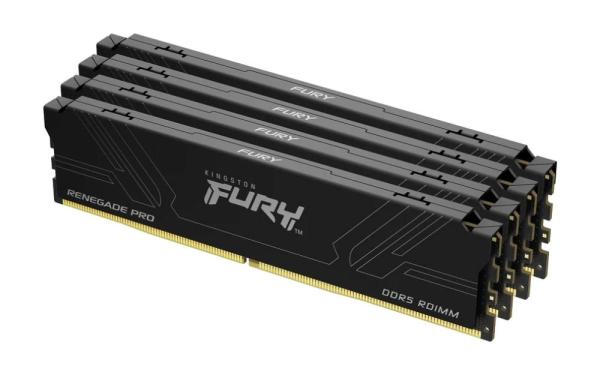 Kingston FURY Renegade Pro/ DDR5/ 64GB/ 7200MHz/ CL38/ 4x16GB/ Black