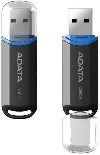 ADATA Flash disk 32GB C906,  USB 2.0 Klasická,  čierna