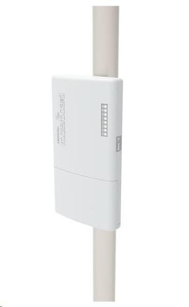 MikroTik RouterBOARD PowerBox Pro,  800MHz CPU,  128MB RAM,  5x LAN,  PoE IN/ OUT,  vrátane. Licencia L40