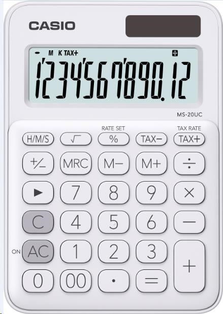 CASIO kalkulačka MS 20UC WE,  Stolní kalkulátor1 