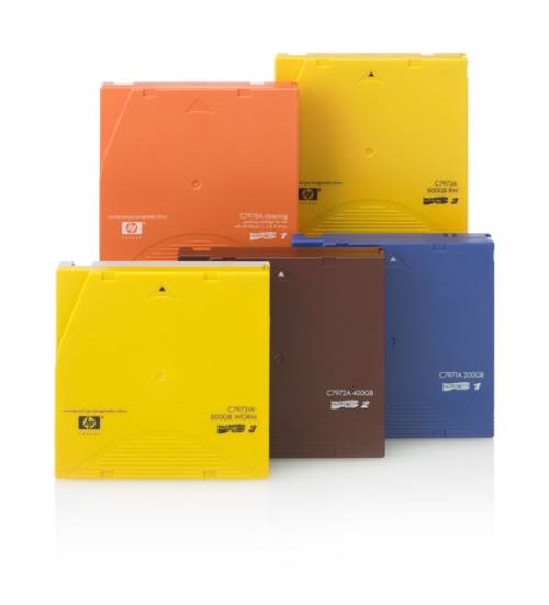 HPE LTO-6 Ultrium 6.25TB RW Non Custom Labeled 20 Data Cartridges with Cases0 