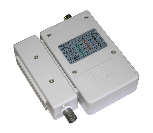 GEMBIRD Eth tester káblov NCT-1 pre RJ45,  RG581 