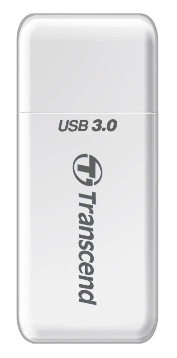 Čítačka kariet TRANSCEND F5,  USB 3.0,  biela1 