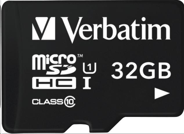 VERBATIM Tablet microSDHC C10/ U1 s USB čítačkou 32GB (R:45MB/ s,  W:10MB/ s)0 