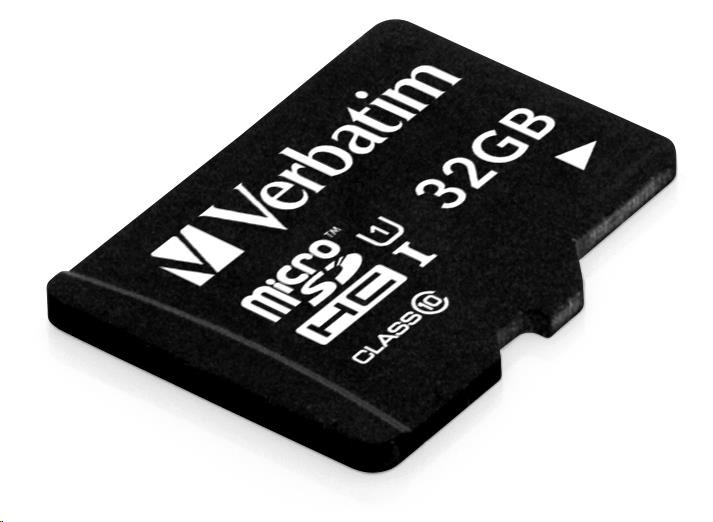 VERBATIM Tablet microSDHC C10/ U1 s USB čítačkou 32GB (R:45MB/ s,  W:10MB/ s)3 