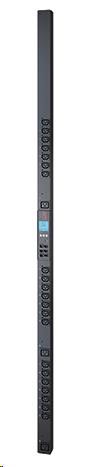 APC Rack PDU 2G,  meraná,  podľa zásuvky s prepínaním,  ZeroU,  16A,  230V,  (21)C13 a (3)C19,  IEC 309 16A 2P+E 3m0 