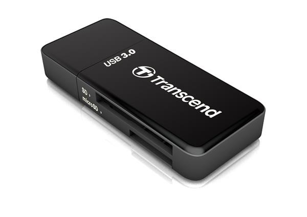 TRANSCEND Card Reader F5,  USB 3.0,  Black0 