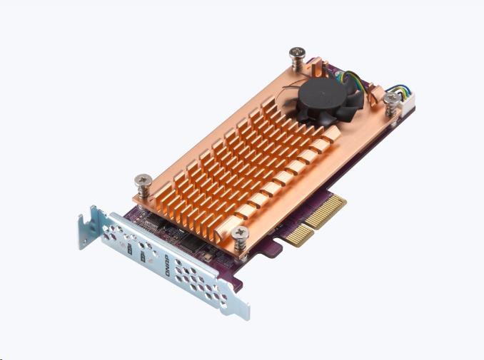 QNAP QM2-2S-220A rozšiřující karta 2xM.2 NVMe 2280/ 22110 PCIe Gen2x2 pro PC i NAS2 