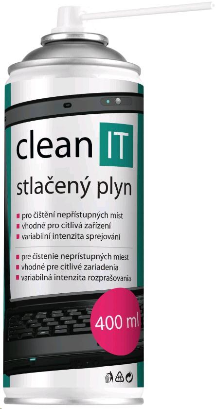 CLEAN IT Stlačený vzduch 400 ml (náhrada za CL-1)1 