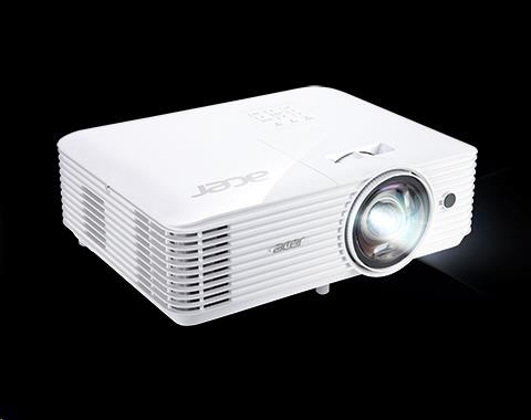 ACER Projektor S1386WH,  DLP,  ShortThrow,  WXGA ,  3600lm,  20000/ 1,  HMDI,  3.1kg,  živ. lampy 4000 hod1 