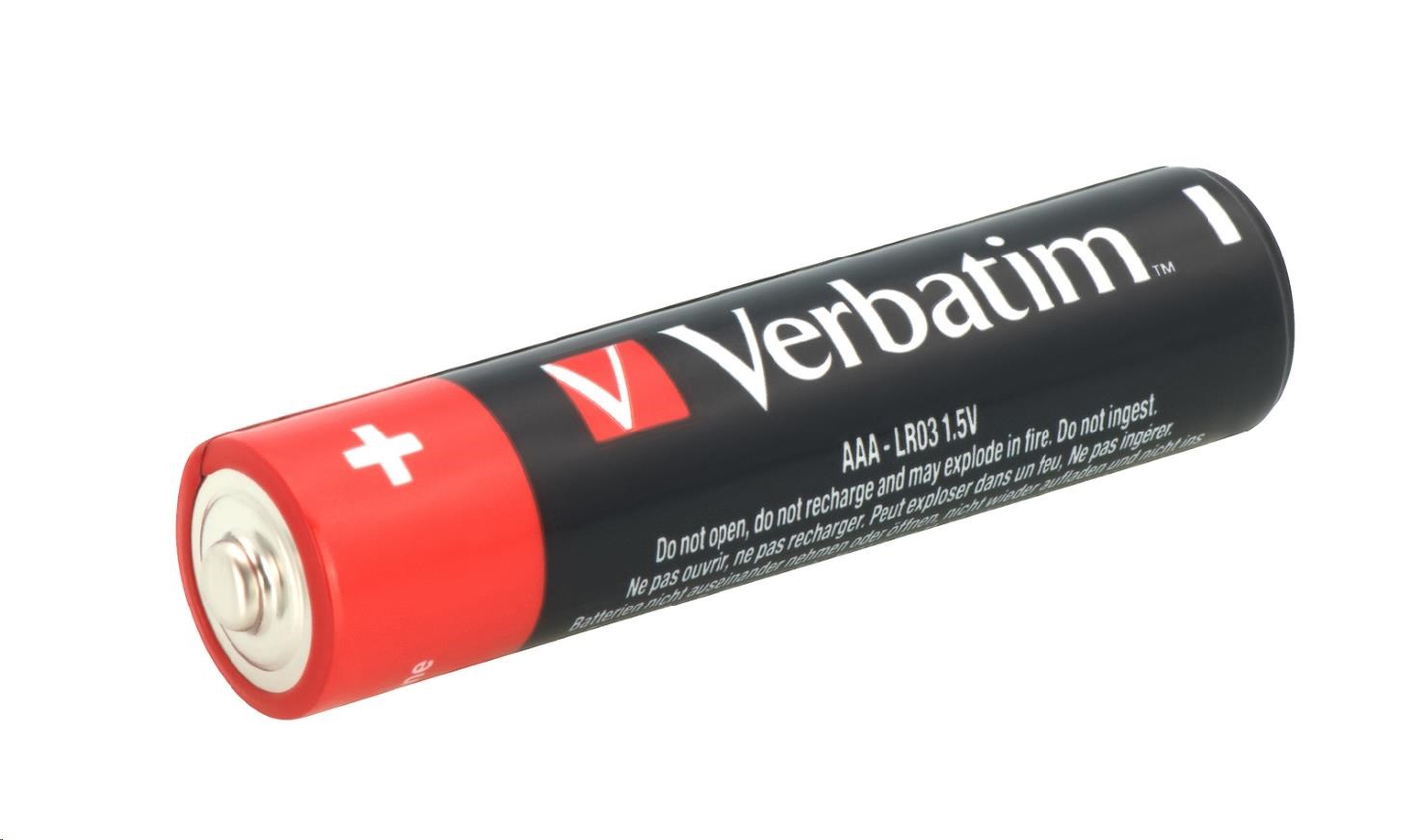 VERBATIM Alkalické baterie AAA,  4 Pack - Shrink,  LR31 