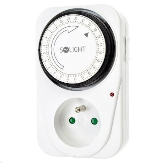 Solight časový spínač,  24 h.,  1 režim0 