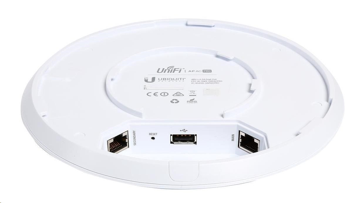 UBNT UniFi AP AC PRO,  vrátane PoE adaptéra [vnútorný/ vonkajší AP,  dual-b 2.4+5GHz (450+1300Mbps),  MIMO,  802.11a/ b/ g/ n/ a2 