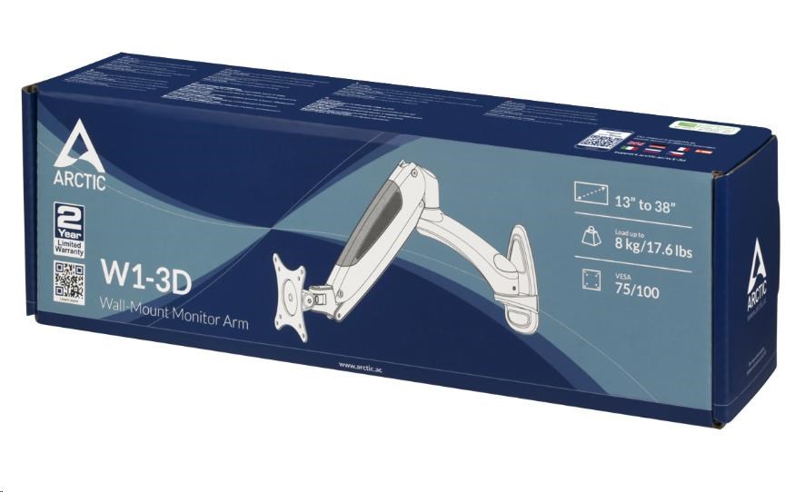 Nástenný držiak ARCTIC pre monitor W1-3D2 
