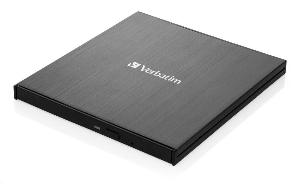 VERBATIM Ultra HD 4K Blu-ray externá slimline napaľovačka (USB 3.1,  USB-C) + bezplatné 25GB médium0 