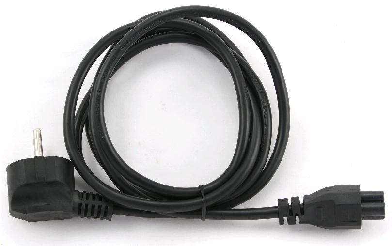 GEMBIRD 230V napájací kábel pre NTB 1, 8m (3pin,  Schuko,  trojlístok)1 