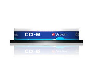 VERBATIM CD-R(10-Pack)Spindle/ EP/ DL/ 52x/ 700MB1 
