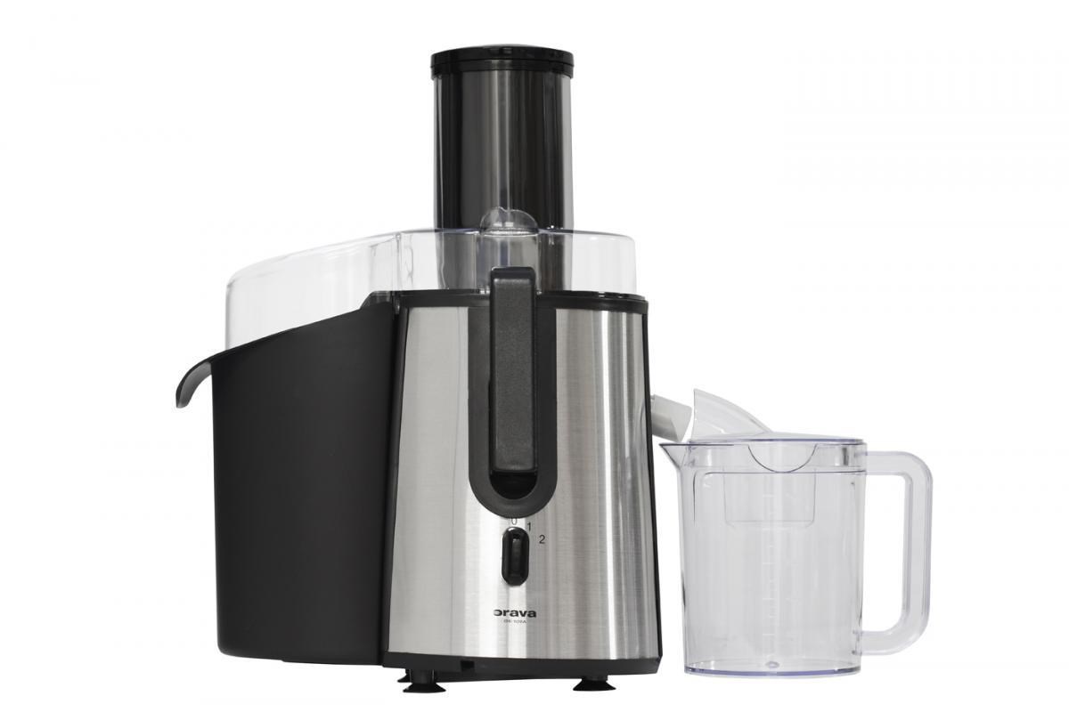 Orava OS-109 A odšťavňovač,  850 W,  vysokootáčkový,  80 dB,  objem 1 l,  1800 RPM,  stříbrná /  černá0 