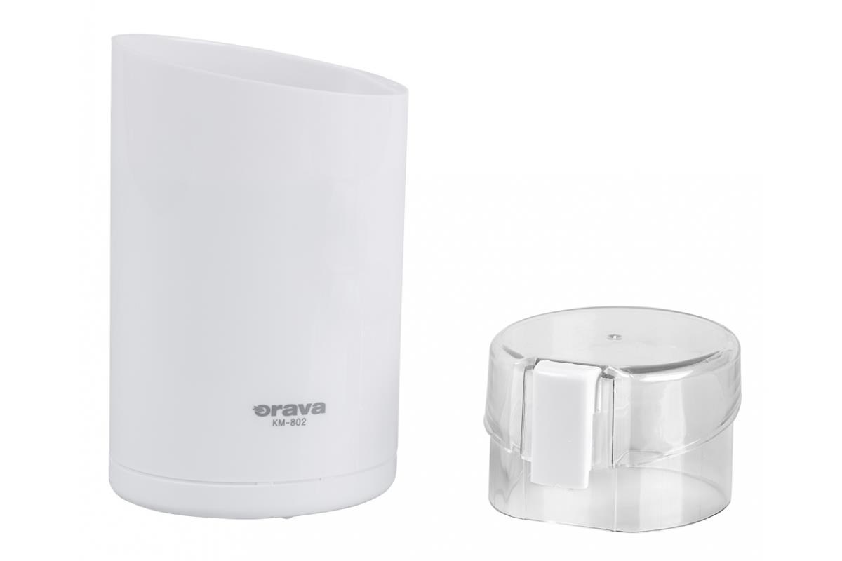 Orava KM-802 mlýnek na kávu,  130 W,  nůž z kvalitní oceli,  objem 50g,  bílá2 