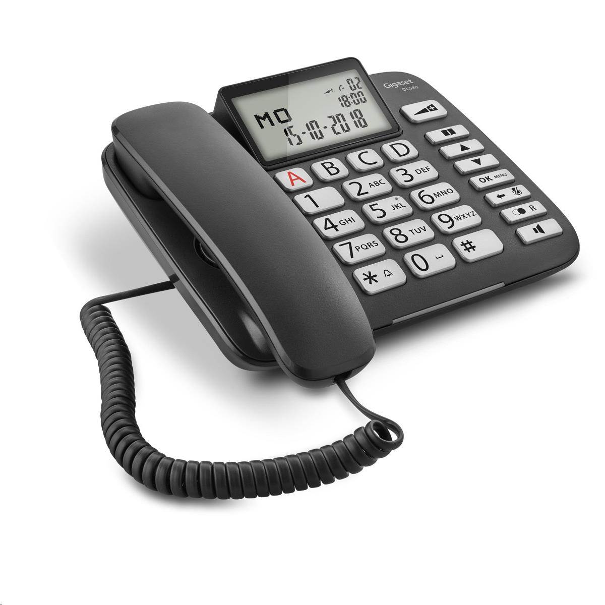 Gigaset DL580 čierny1 