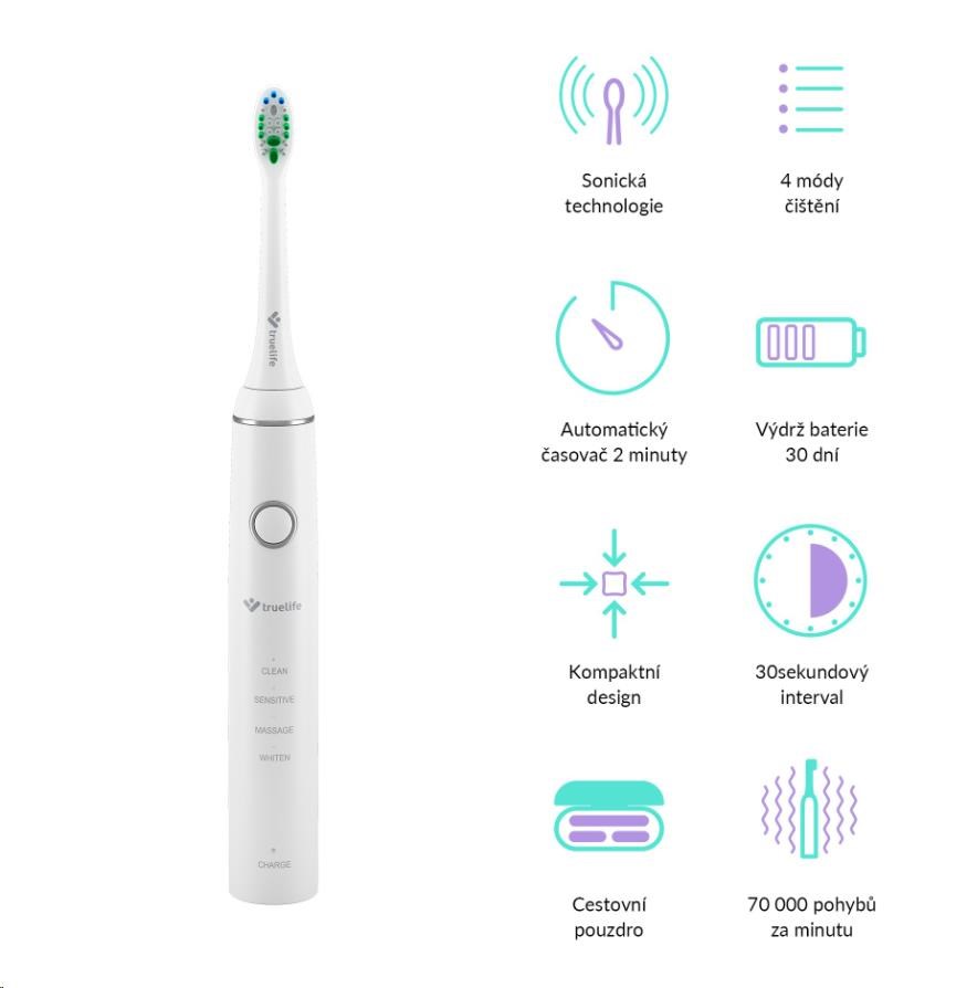 TrueLife SonicBrush Compact - sonický kartáček4 