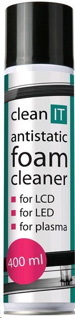CLEAN IT Antistatická čistiaca pena na obrazovky 400 ml0 