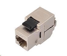 Solarix 10G samorezný keystone CAT6A STP RJ45 SXKJ-10G-STP-BK-SA0 
