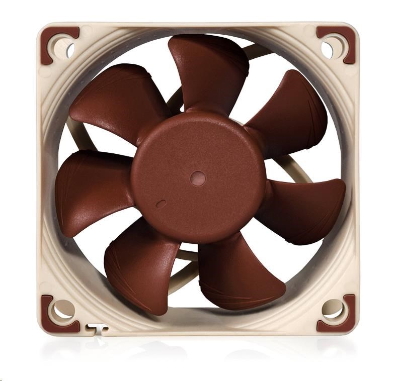 NOCTUA Ventilátor NF-A6x25-PWM,  60mm,  hnědá1 