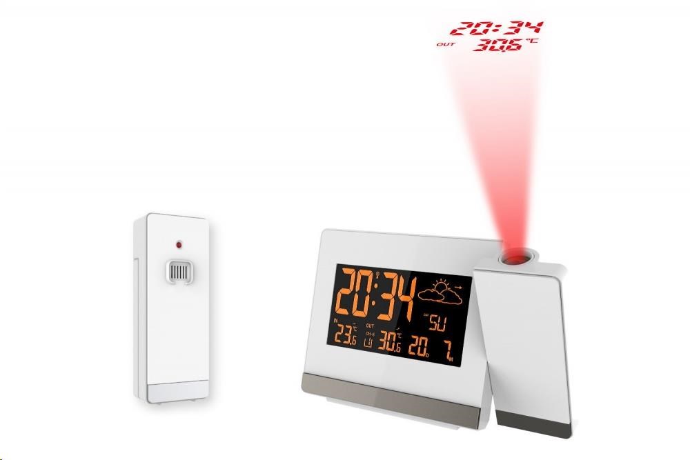 TechnoLine WT 549 - meteorologická stanice s projekcí a měřením vnitřní a vnější teploty4 