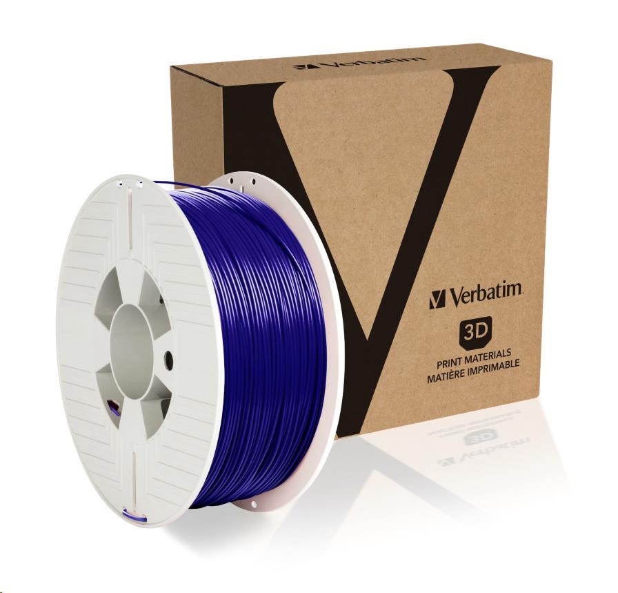 VERBATIM Filament pre 3D tlačiarne PLA 1.75mm,  335m,  1kg modrá (OLD PN 55269)0 