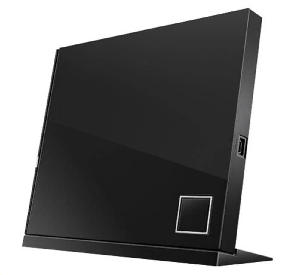ASUS External Slim BD Writer SBW-06D2X-U BLACK,  USB 3.1,  Blu-ray2 